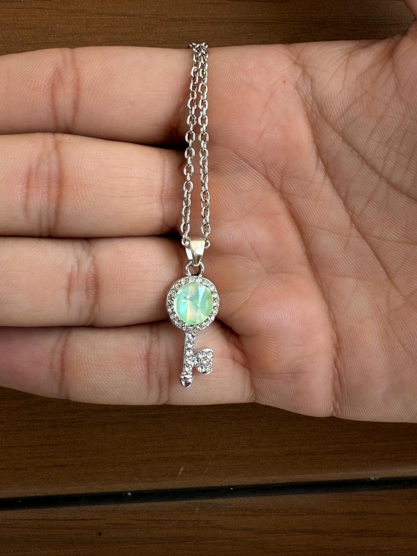 Key Crystal Pendant