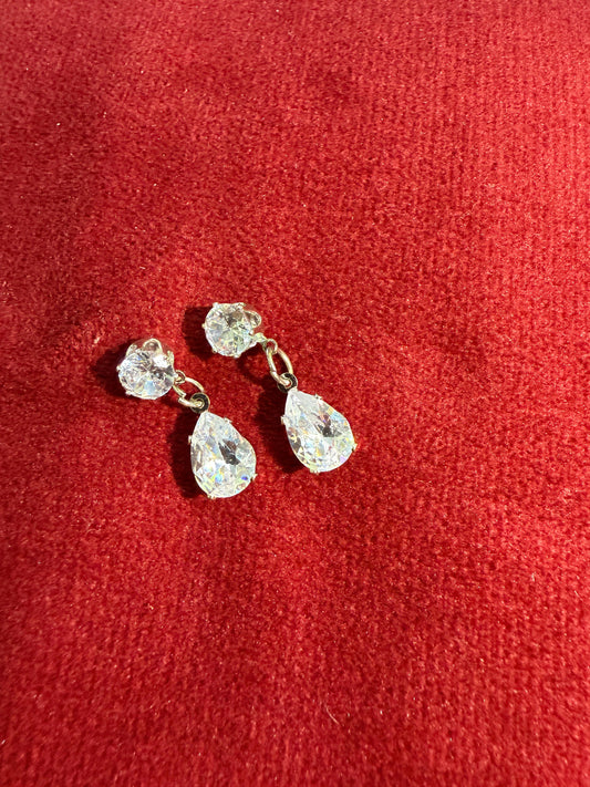 Zirconia Earrings (2 Pair)