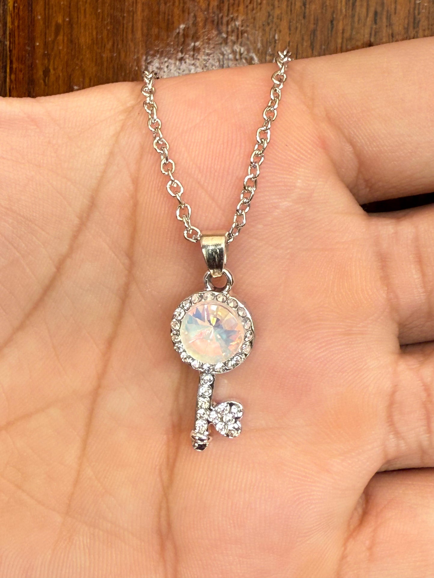 Key Crystal Pendant