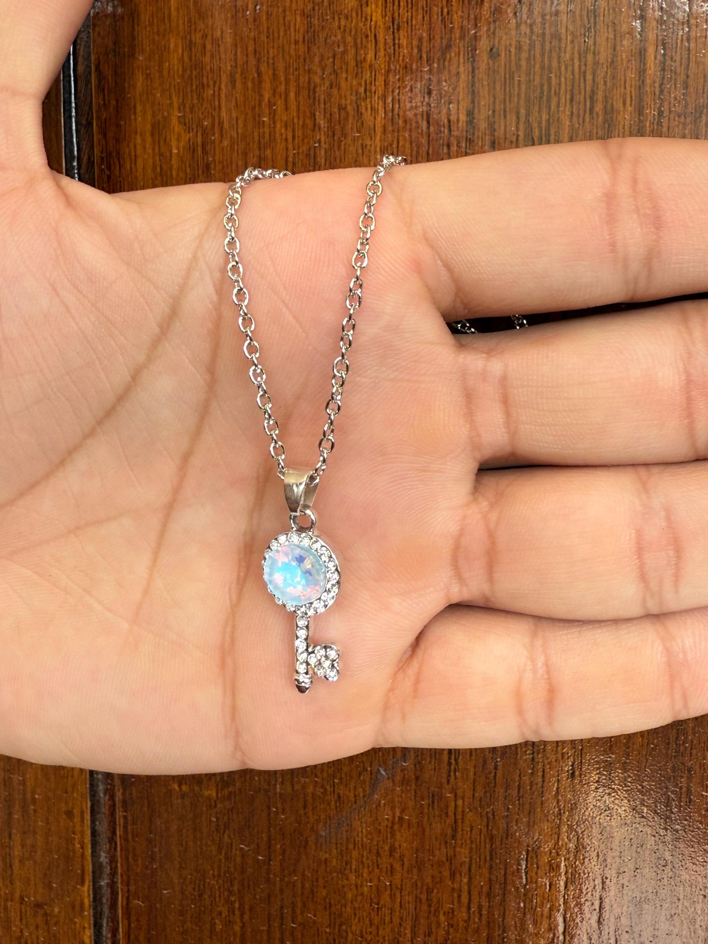Key Crystal Pendant