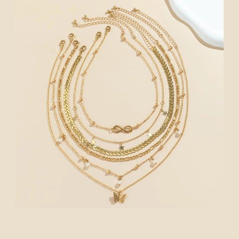 Galaxy Necklace Set (Golden)